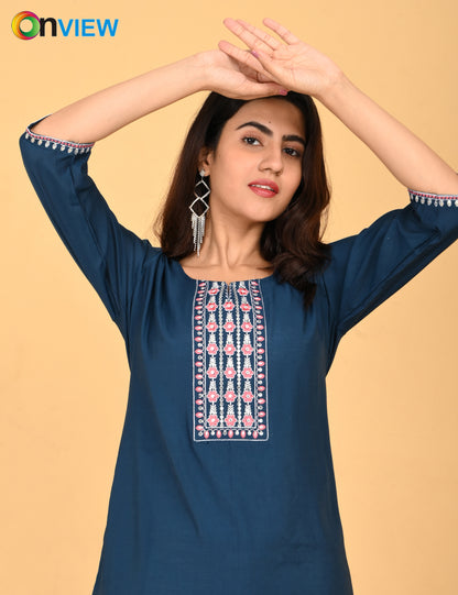 ONVIEW | 1477 | ROMAN SILK SMALL EMBROIDERY | PACK OF 4