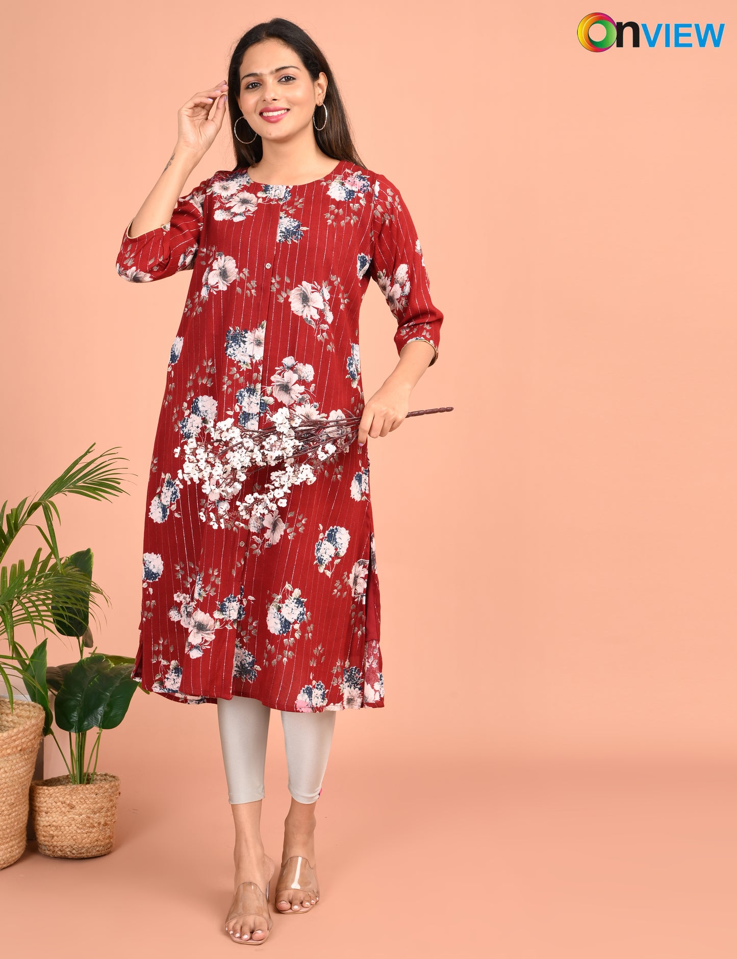 ONVIEW | 1485 | A LINE SIDE OPEN WITH LINING  | PACK OF 4