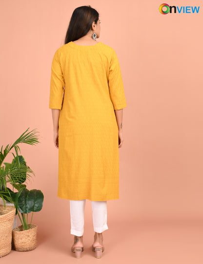 ONEVIEW | 178 | CHIKANKARI DESIGN NECK | PACK OF 4