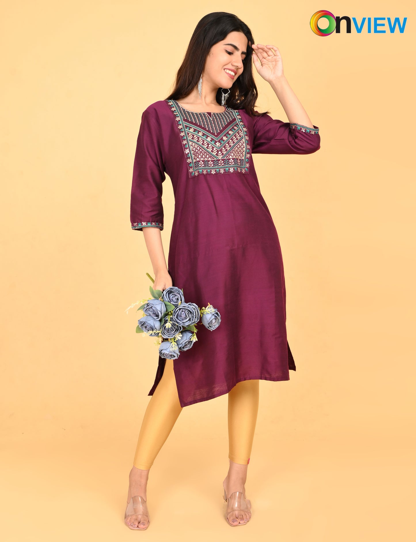 ONVIEW | 224 | BIG EMBROIDERY | PACK OF 4