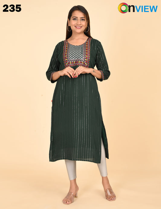 ONVIEW | 235 | BIG EMBROIDERY WITH LINING | PACK OF 6