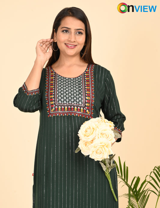 ONVIEW | 235 | BIG EMBROIDERY WITH LINING | PACK OF 6