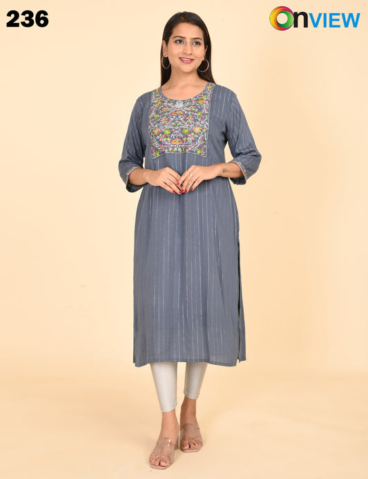ONVIEW | 236 | BIG EMBROIDERY WITH LINING | PACK OF 6
