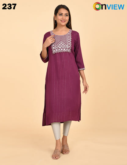 ONVIEW | 237 | BIG EMBROIDERY WITH LINING | PACK OF 6