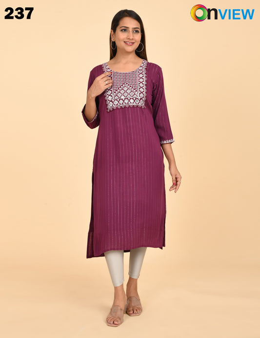 ONVIEW | 237 | BIG EMBROIDERY WITH LINING | PACK OF 6