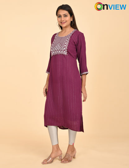 ONVIEW | 237 | BIG EMBROIDERY WITH LINING | PACK OF 6