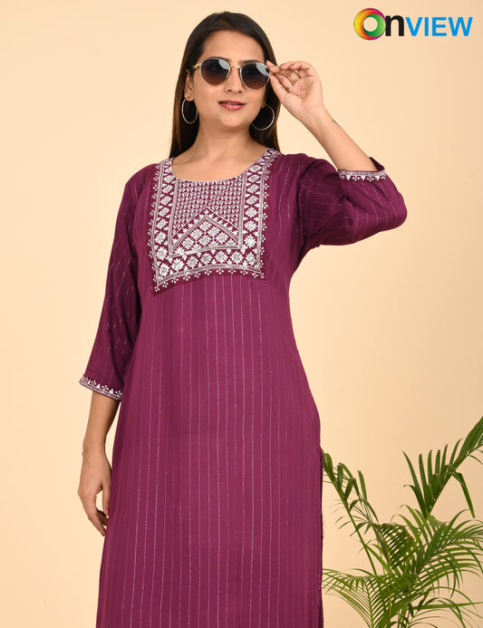 ONVIEW | 237 | BIG EMBROIDERY WITH LINING | PACK OF 6