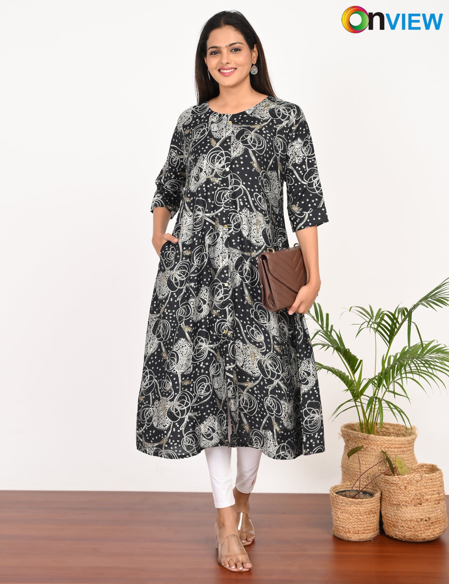 ONVIEW | 238 | VATICAN FOIL A LINE UMBRELLA 2 PIECE SET | PACK OF 4