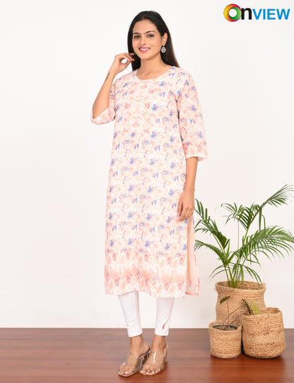 ONVIEW | 512 |  COTTON SEQUENCE WITH BORDER | PACK OF 4