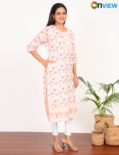 ONVIEW | 512 |  COTTON SEQUENCE WITH BORDER | PACK OF 4