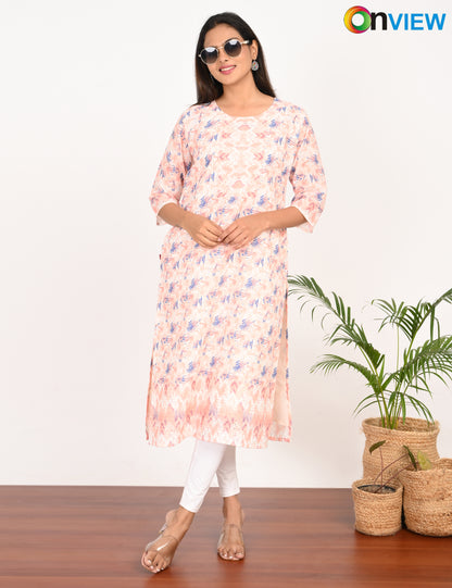 ONVIEW | 512 |  COTTON SEQUENCE WITH BORDER | PACK OF 4