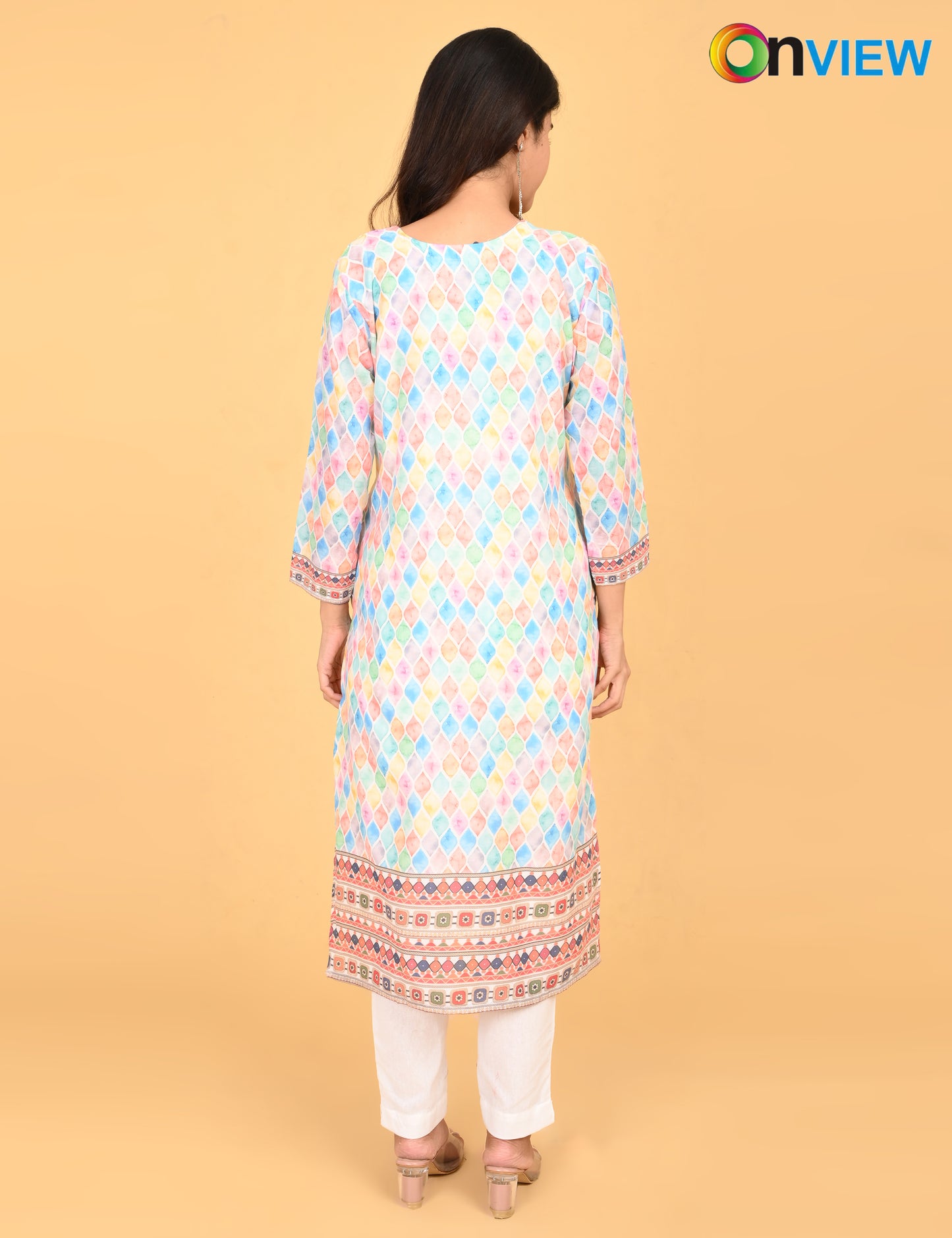ONVIEW | 526 | COTTON CHIKANKARI WORK DIGITAL PRINT | PACK OF 4