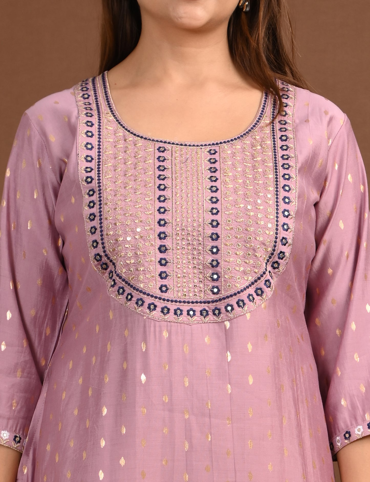 ONVIEW | 696 | ROMAN SILK BIG EMBROIDERY | PACK OF 6