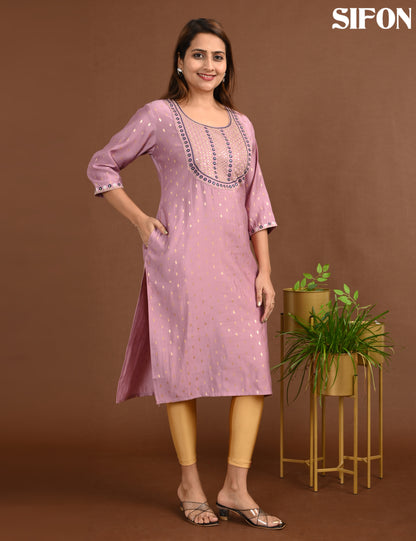 ONVIEW | 696 | ROMAN SILK BIG EMBROIDERY | PACK OF 6