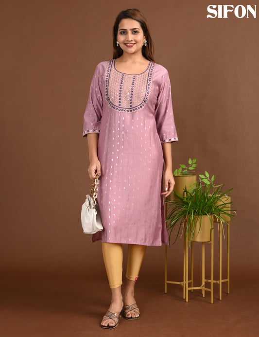 ONVIEW | 696 | ROMAN SILK BIG EMBROIDERY | PACK OF 6