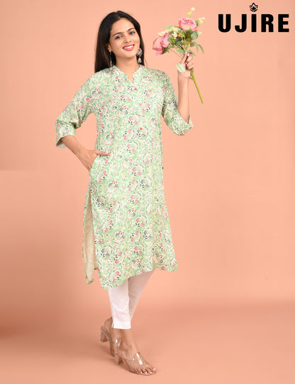 UJIRE | 956 | COLLAR NECK WITH POCKET | PACK OF 4