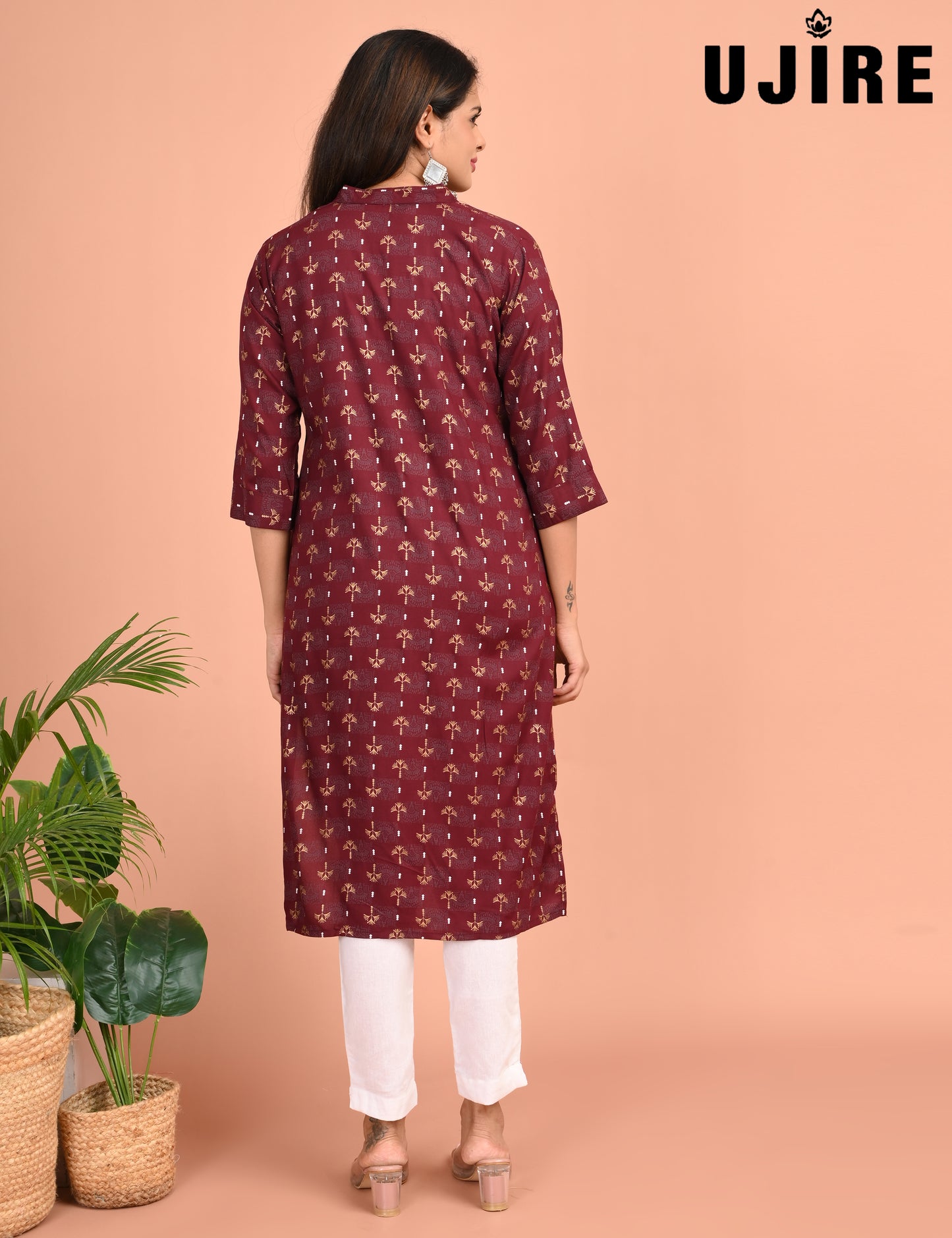 UJIRE | 959 | COLLAR NECK WITH POCKET | PACK OF 4