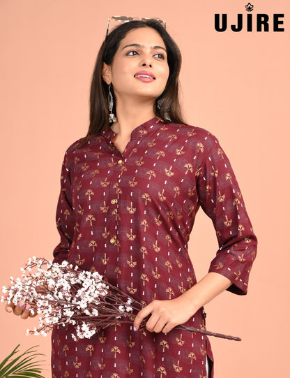 UJIRE | 959 | COLLAR NECK WITH POCKET | PACK OF 4
