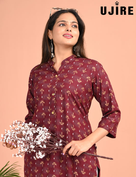 UJIRE | 959 | COLLAR NECK WITH POCKET | PACK OF 4