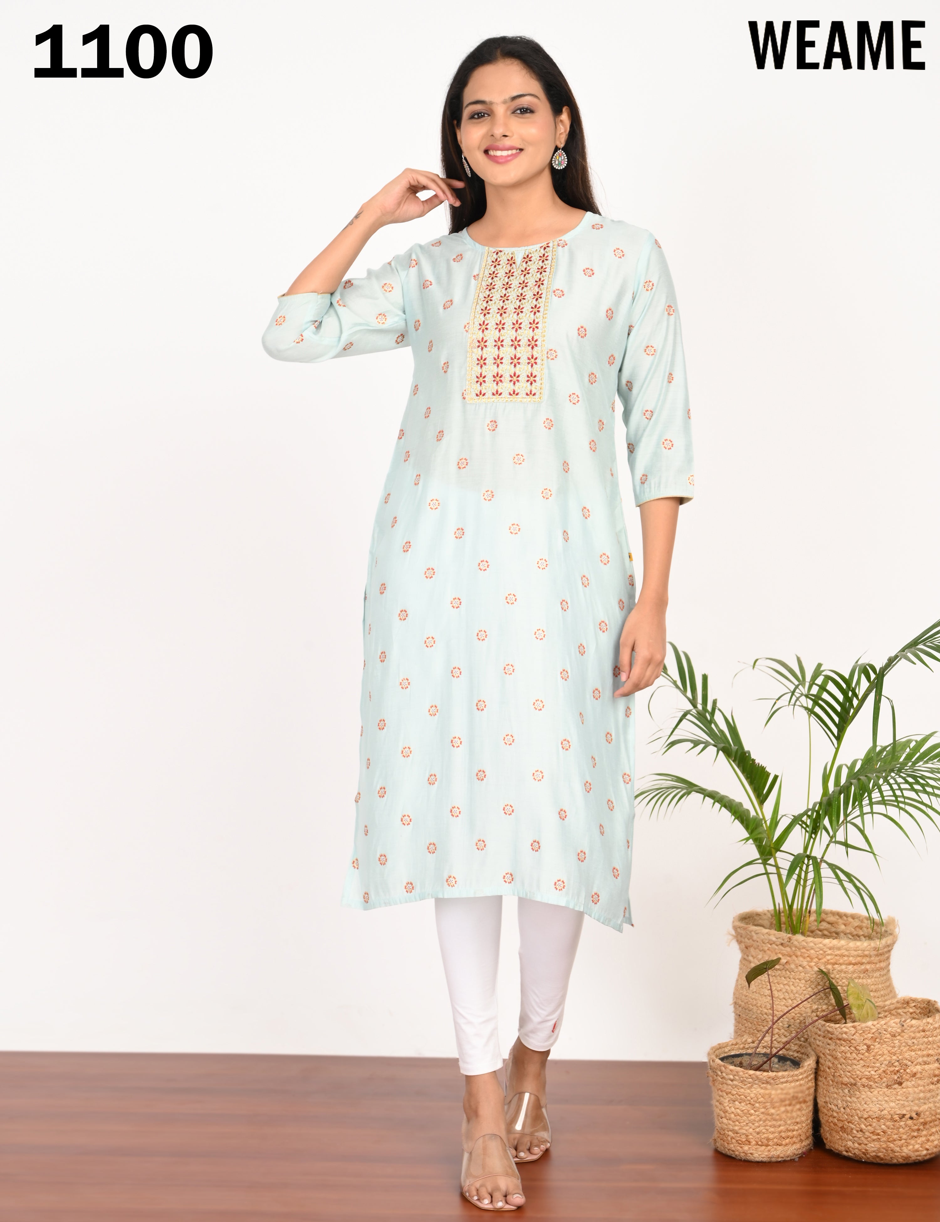 WEAME  | 1100 | SILK SMALL EMBROIDARY | PACK OF 6