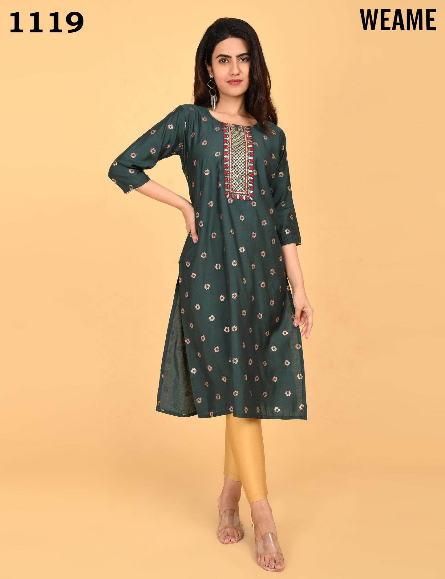 WEAME | 1119 | SILK SMALL EMBROIDERY | PACK OF 6