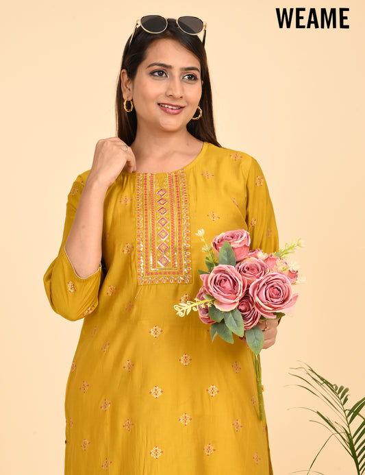 WEAME | 1308 | SILK SMALL EMBROIDERY | PACK OF 6