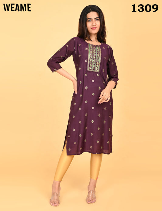 WEAME | 1309 | SILK SMALL EMBROIDERY | PACK OF 6