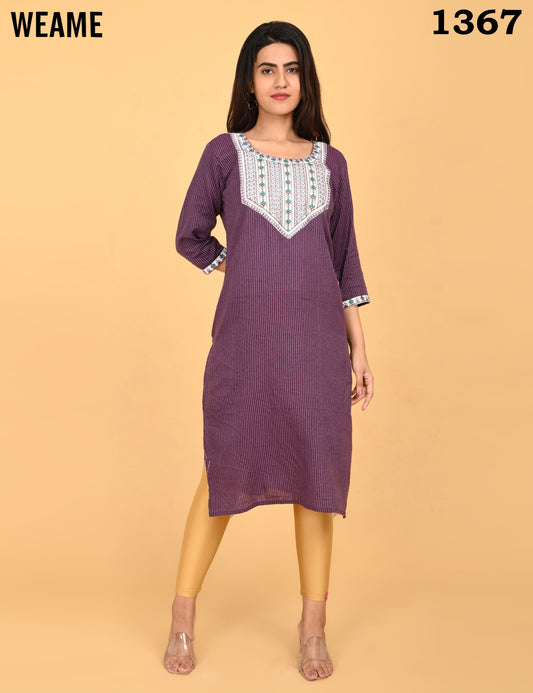 WEAME | 1367 | COTTON BIG EMBROIDERY | PACK OF 4