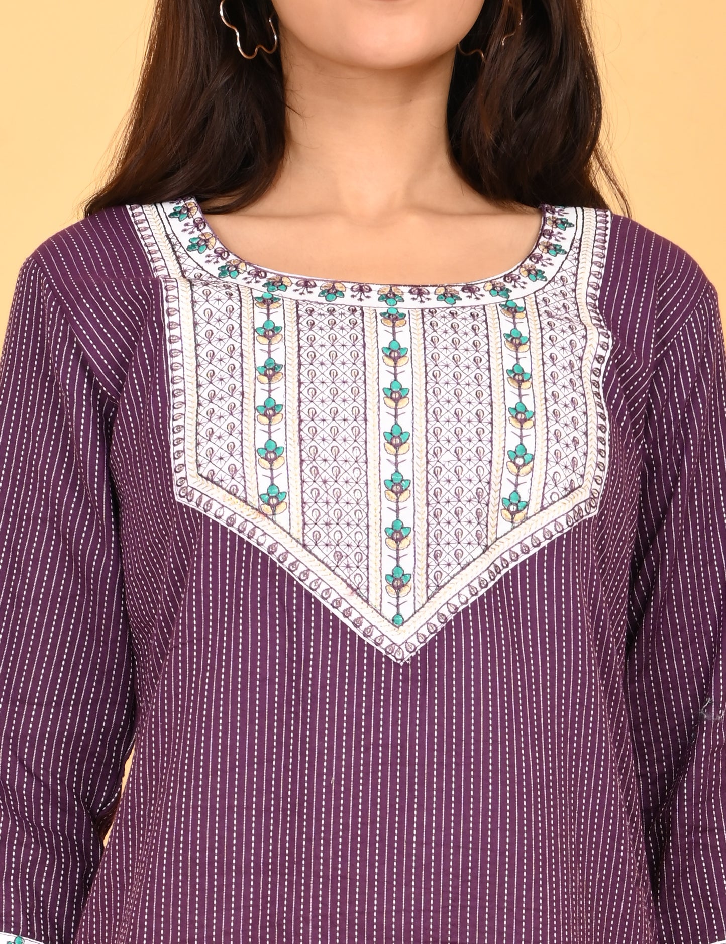 WEAME | 1367 | COTTON BIG EMBROIDERY | PACK OF 4