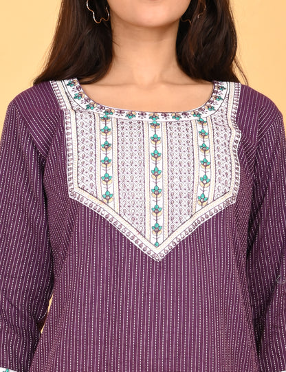 WEAME | 1367 | COTTON BIG EMBROIDERY | PACK OF 4