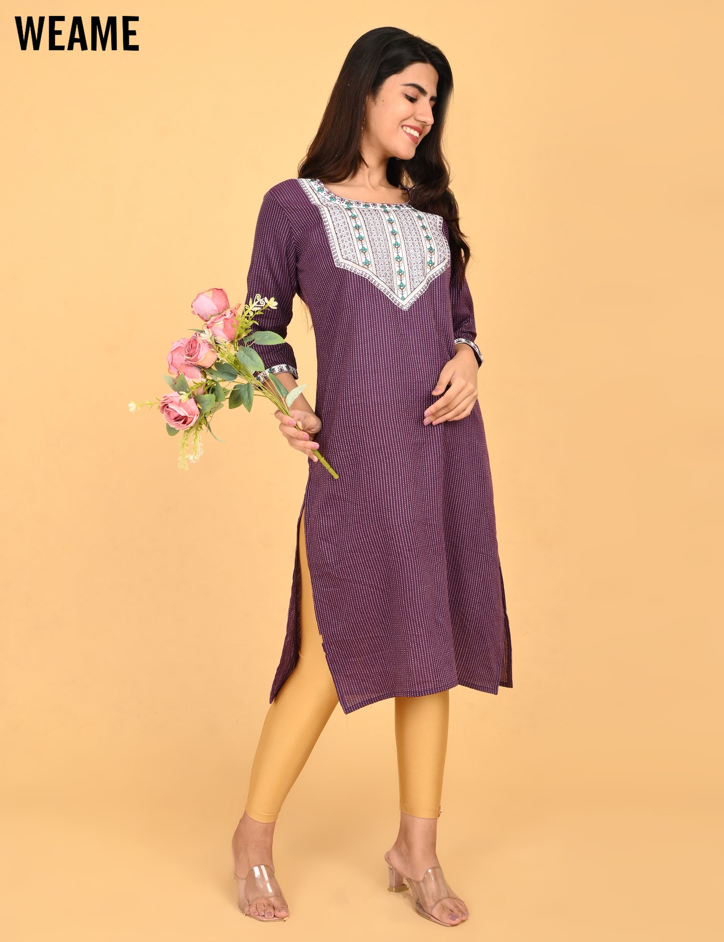 WEAME | 1367 | COTTON BIG EMBROIDERY | PACK OF 4