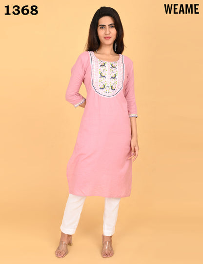 WEAME | 1368 | COTTON BIG EMBROIDERYA | PACK OF 4